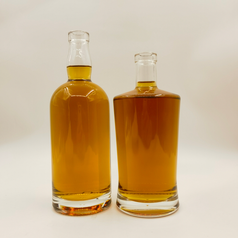 750ml Fornecedor de fábrica de fábrica garrafas de rum de vidro personalizadas