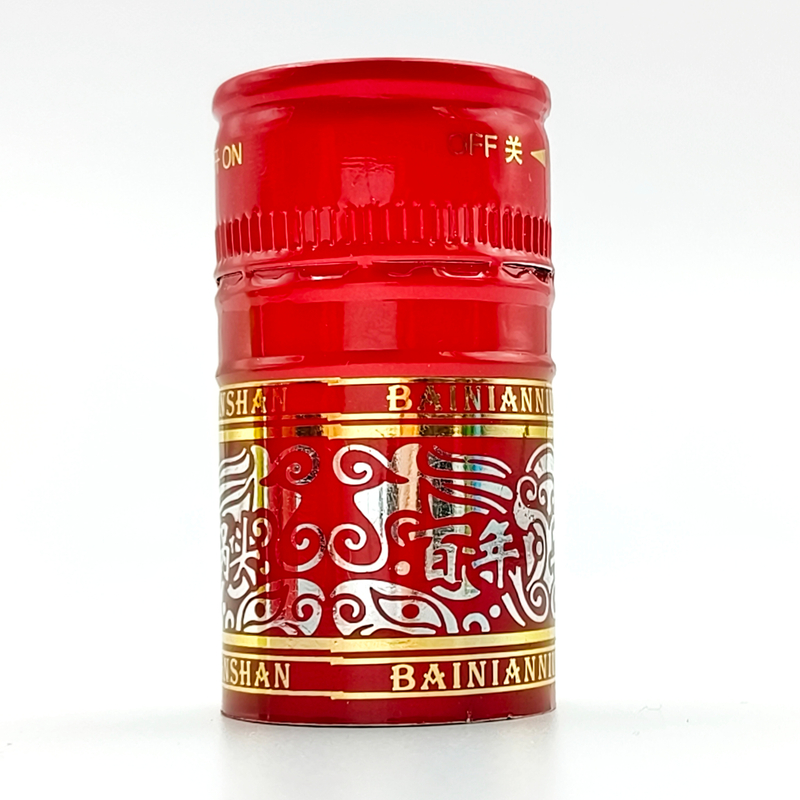 Capas de torção de alumínio de alta qualidade para garrafas de vinho e licor com design personalizado